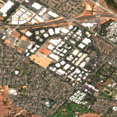 Equinix SV12x site on 2024-08-06, Sentinel-2 satellite true color