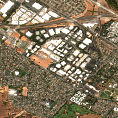 Equinix SV12x site on 2025-08-18, Sentinel-2 satellite true color