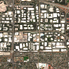 Equinix SV14 site on 2020-09-06, Sentinel-2 satellite true color