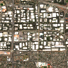 Equinix SV14 site on 2022-09-06, Sentinel-2 satellite true color