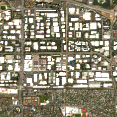 Equinix SV14 site on 2024-05-03, Sentinel-2 satellite true color
