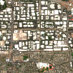 Equinix SV15 site on 2018-07-09, Sentinel-2 satellite true color