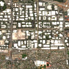 Equinix SV16 site on 2018-07-09, Sentinel-2 satellite true color