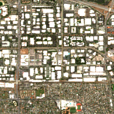 Equinix SV16 site on 2025-06-17, Sentinel-2 satellite true color