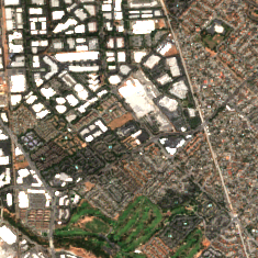 Equinix SV3 site on 2020-09-06, Sentinel-2 satellite true color