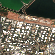 Equinix SV4 site on 2020-09-06, Sentinel-2 satellite true color