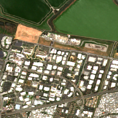 Equinix SV4 site on 2024-05-03, Sentinel-2 satellite true color