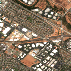 Equinix SV5 site on 2020-09-06, Sentinel-2 satellite true color