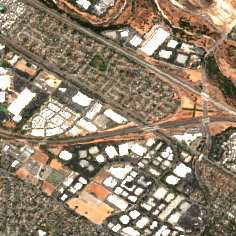 Equinix SV5 site on 2024-08-06, Sentinel-2 satellite true color