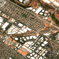 Equinix SV5 site on 2025-08-18, Sentinel-2 satellite true color