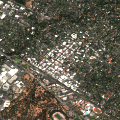 Equinix SV8 site on 2020-09-06, Sentinel-2 satellite true color