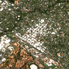Equinix SV8 site on 2025-06-17, Sentinel-2 satellite true color