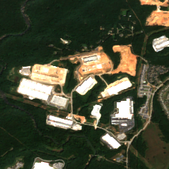Atlanta - Douglasville 1 Data Center site on 2025-09-10, Sentinel-2 satellite true color