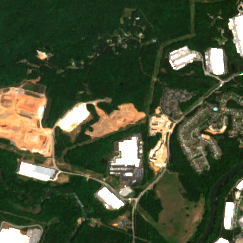 Atlanta - Douglasville 2 Data Center site on 2022-05-09, Sentinel-2 satellite true color