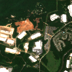 Atlanta - Douglasville 2 Data Center site on 2024-05-28, Sentinel-2 satellite true color