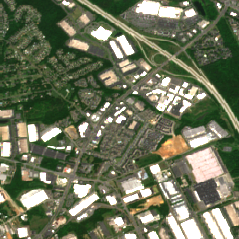 Flexential Charlotte 1, 2, 3 site on 2020-05-03, Sentinel-2 satellite true color
