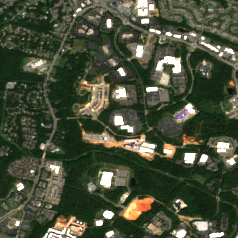 North Charlotte Data Center site on 2022-08-31, Sentinel-2 satellite true color