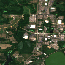 Flexential Chaska site on 2022-07-18, Sentinel-2 satellite true color