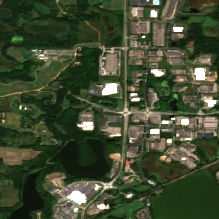 Flexential Chaska site on 2024-09-07, Sentinel-2 satellite true color