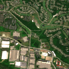 Cincinnati Data Center site on 2022-06-18, Sentinel-2 satellite true color