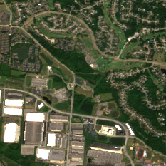 Cincinnati Data Center site on 2025-08-31, Sentinel-2 satellite true color