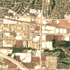 Dallas - Plano Data Center site on 2018-07-31, Sentinel-2 satellite true color