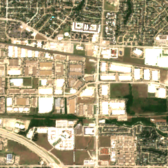 Dallas - Plano Data Center site on 2020-08-19, Sentinel-2 satellite true color