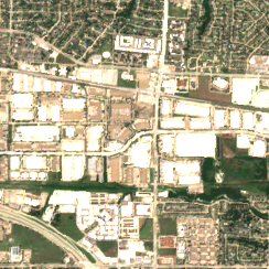 Dallas - Plano Data Center site on 2024-06-14, Sentinel-2 satellite true color