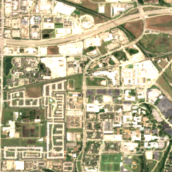 Dallas - Richardson Data Center site on 2022-06-20, Sentinel-2 satellite true color
