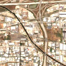Flexential Downtown Salt Lake (Delong) site on 2022-06-16, Sentinel-2 satellite true color