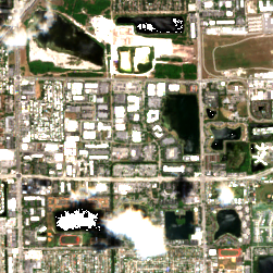 Fort Lauderdale Data Center site on 2024-05-24, Sentinel-2 satellite true color