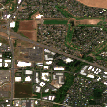 Flexential Hillsboro 1 site on 2025-08-21, Sentinel-2 satellite true color