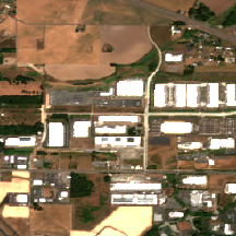 Flexential Hillsboro 5 site on 2025-08-21, Sentinel-2 satellite true color