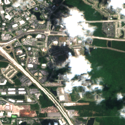 Jacksonville Data Center site on 2018-05-09, Sentinel-2 satellite true color