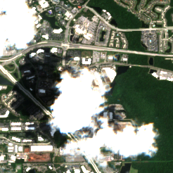 Jacksonville Data Center site on 2025-07-28, Sentinel-2 satellite true color