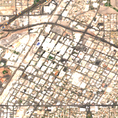 Downtown Las Vegas Data Center site on 2024-07-28, Sentinel-2 satellite true color