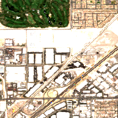 Flexential Las Vegas (Lone Mountain) site on 2020-06-09, Sentinel-2 satellite true color