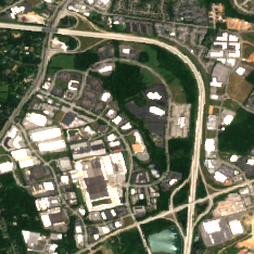 East Louisville Data Center site on 2024-06-15, Sentinel-2 satellite true color