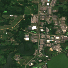Minneapolis - Chaska Data Center site on 2018-08-13, Sentinel-2 satellite true color