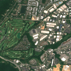 Nashville - Cool Springs Data Center site on 2018-06-17, Sentinel-2 satellite true color