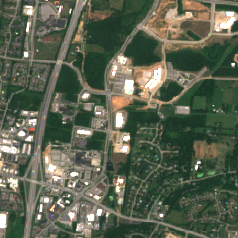 Nashville - Franklin Data Center site on 2018-06-17, Sentinel-2 satellite true color