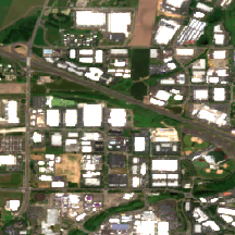 Portland - Hillsboro 2 Data Center site on 2024-06-10, Sentinel-2 satellite true color