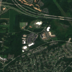 Richmond Data Center site on 2024-08-25, Sentinel-2 satellite true color