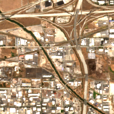 Downtown Salt Lake City Data Center site on 2018-09-13, Sentinel-2 satellite true color