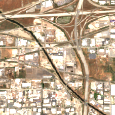 Downtown Salt Lake City Data Center site on 2022-06-16, Sentinel-2 satellite true color