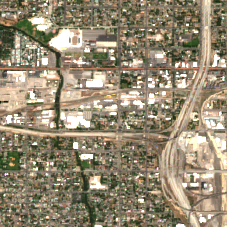 Salt Lake City - Fair Park Data Center site on 2020-08-15, Sentinel-2 satellite true color