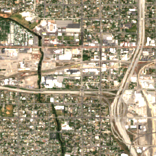 Salt Lake City - Fair Park Data Center site on 2022-06-16, Sentinel-2 satellite true color