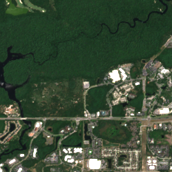 North Tampa Data Center site on 2018-05-09, Sentinel-2 satellite true color