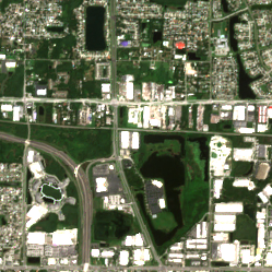 West Tampa Data Center site on 2020-08-01, Sentinel-2 satellite true color