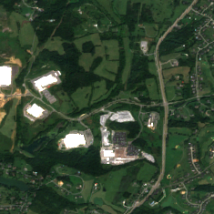 Botetourt County Data Center site on 2022-09-15, Sentinel-2 satellite true color